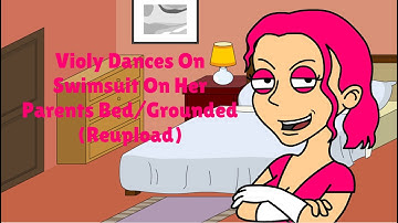 Violy Dances On Swimsuit On Her Parents Bed/Grounded (Reupload)