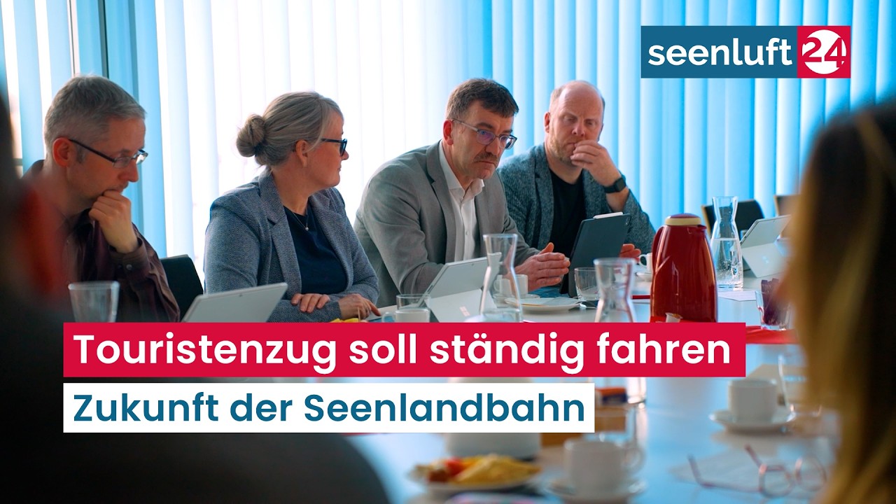 Landwärts: Touristenzug soll ständig fahren - Zukunft der Seenlandbahn