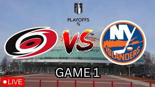 Game 1 Stanley Cup Playoffs Carolina Hurricanes vs New York Islanders Play By Play