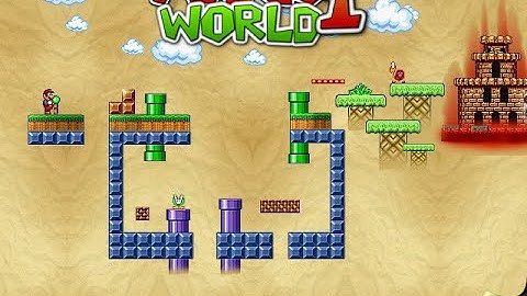 Mario Forever 6.0 PC World 1 full walkthrough
