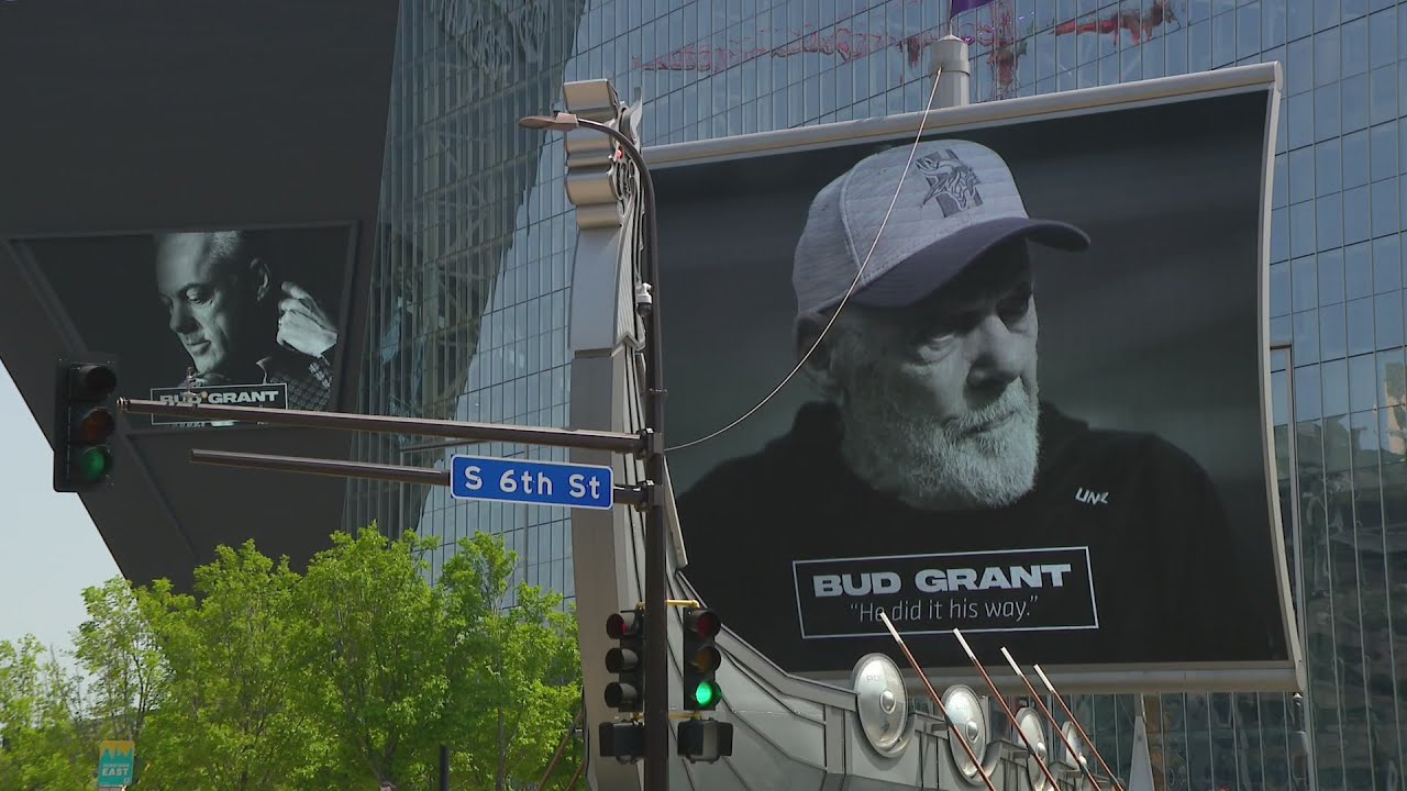 Bud Grant's life celebrated at US Bank Stadium