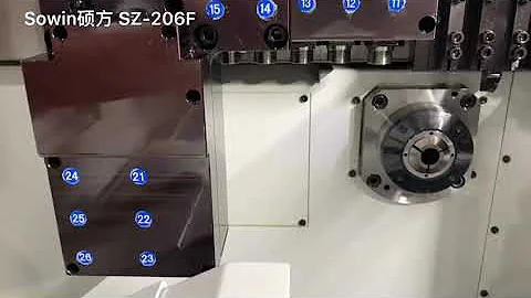 Non standard SZ 206F Sliding Headstock Type CNC Automatic Lathes