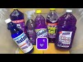 💜 ASMR Lavender Bucket pt.2! w/ Lavender Mistolin, Method, Fabuloso, PineGlo & Pine-Sol 💜