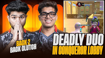 Giving best backup to Jonathan in Conqueror Lobby | BGMI Highlight