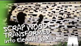 How To Make A Scrap Wood Wall | Taking Action To Change My Hoarding – EP.3