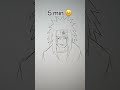 How to Draw Jiraiya in 10sec, 10mins, 10hrs #shorts