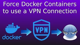 Force Docker containers to use a VPN for web connections with confidence! Open Source & Self Hosted image