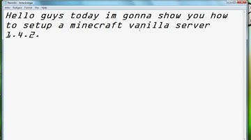 How to make a minecraft server 1.4.2