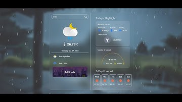 Modern Weather App | React + Tailwind CSS + OpenWeather API | Real-Time Weather