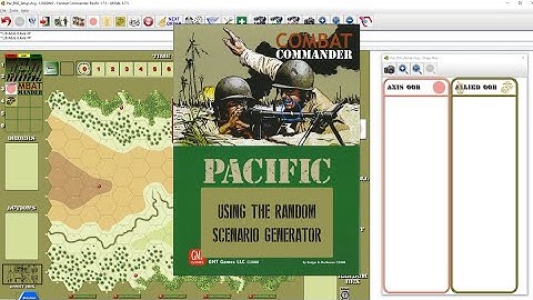 Combat Commander: Pacific - Random Scenario Generator - Setup Tutorial