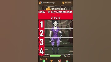 Memefi Secret Reward Combo 16 july ( Level 1-11 )| Memefi 3M Coins Code | Secret Code 100% Working