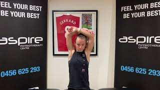 Stretch- Trunk Side Flexion- Sitting