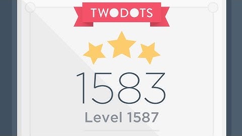 Walkthrough Level 1587, Two Dots