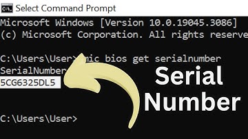 How to get serial number of Computer using cmd