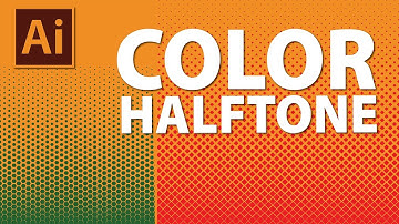 Geometric color halftone tutorial || Adobe Illustrator 2020