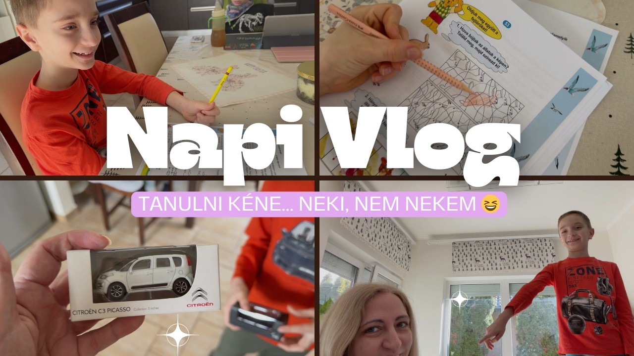 NapiVlog (febr.12-13.) - Tanulni kéne... Neki, nem nekem 😆