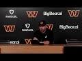 OC Kliff Kingsbury Speaks to the Media Before Practice | Washington Commanders