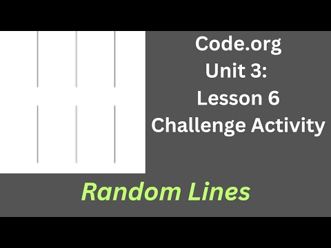 Code org Lesson 6 Challenge - Random Lines