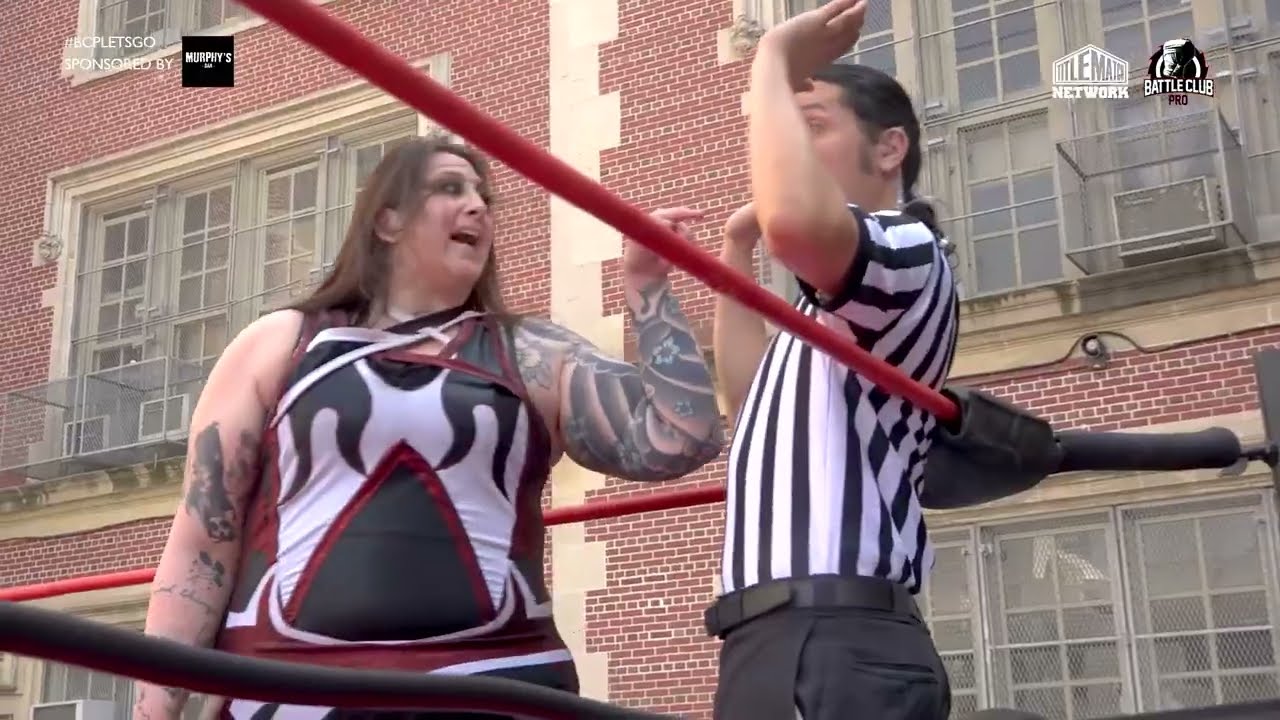Сэмми Хаос и Нимрод Тексьера против Скотариканс (межгендерный рестлинг) Battle Club Pro