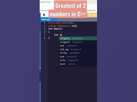 #coding ll Greatest of two numbers program ll Relational Operator ll ...