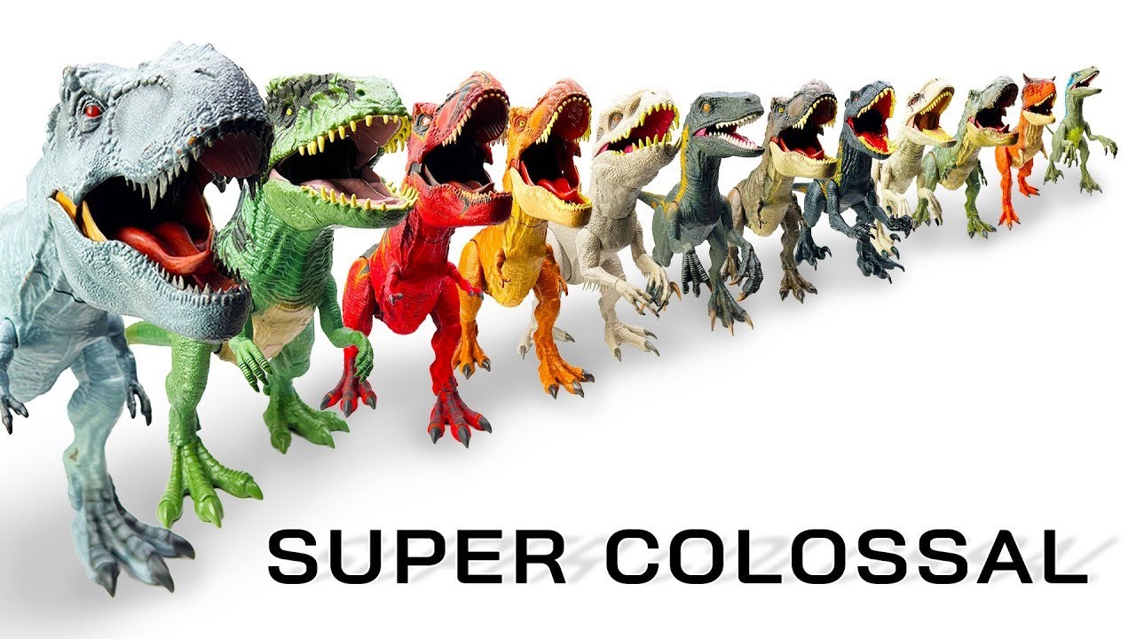 ENTIRE Jurassic World SUPER COLOSSAL Collection | T-Rex