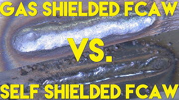 Flux Cored Welding with Gas vs without Gas (FCAW-G vs FCAW-S) | MIG Monday