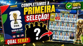 COMPLETAMOS A PRIMEIRA SELEÇÃO DO ÁLBUM DA COPA 2026! 😱🔥 Qual Será a Próxima? #CopaDoMundo2026