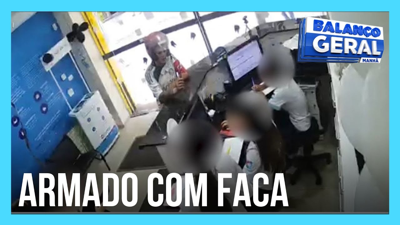 Homem armado com faca invade clínica odontológica para atacar ex-mulher