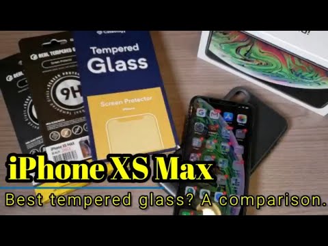 iPhone XS Max - Best Tempered Glass Screen Protector - A Comparison