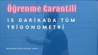 15 DAKİKADA TÜM TRİGONOMETRİ | PDF | TEKRAR AMAÇLI