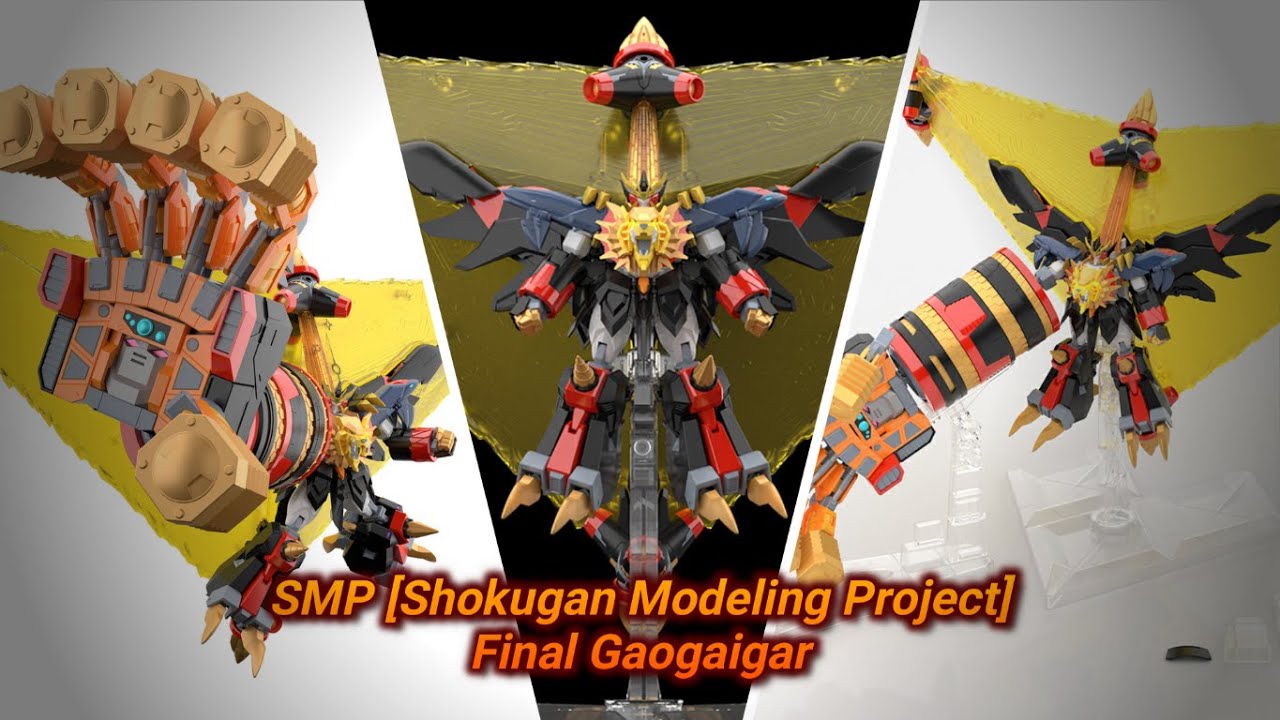 Smp Shokugan Modeling Project Final Gaogaigar King Of Braves Gaogaigar Vs Betterman Youtube