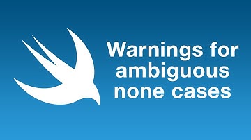 Warnings for ambiguous none cases in Swift 5.1