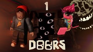 Монстр Моргнул светом и УБИЛ нас! Прохождение Doors [Roblox] 1 Серия 🔥