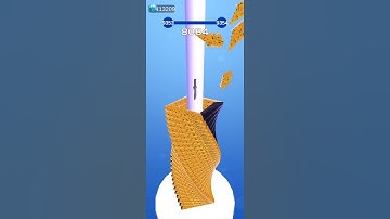 🟡🟡⚫ Wonderful Graphics In Stackball Crush Blast #shorts #stackball #viral