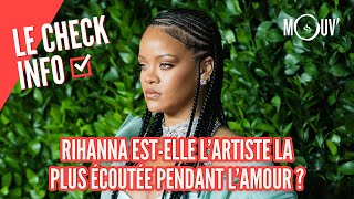 Rihanna est-elle l'artiste la plus écoutée pendant l'amour ?