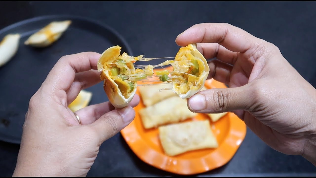 Cheesy Veg Puff - Baked and Fried  | Easy Veg Pockets | Kabitaskitchen | Kabita Singh | Kabita