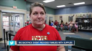 Big Backpack event provides families with suppplies
