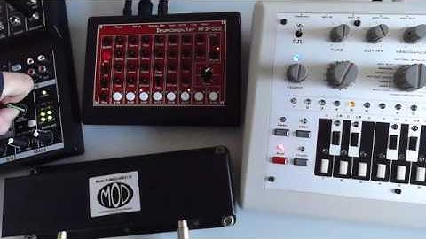 x0xb0x + Spring Reverb Tank / mfb-522