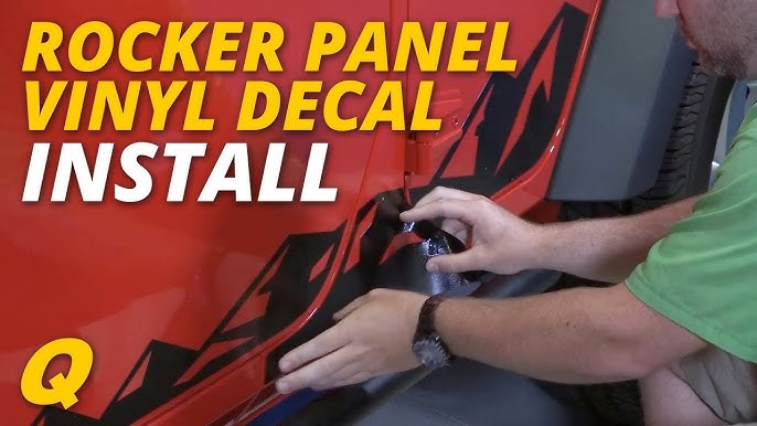 Vinyl Graphics Installation. Camouflage Rocker Panel On Truck. Diy - Youtube