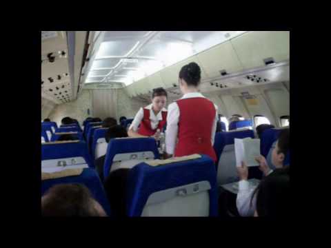 Video from a flight on North Korea's airline.