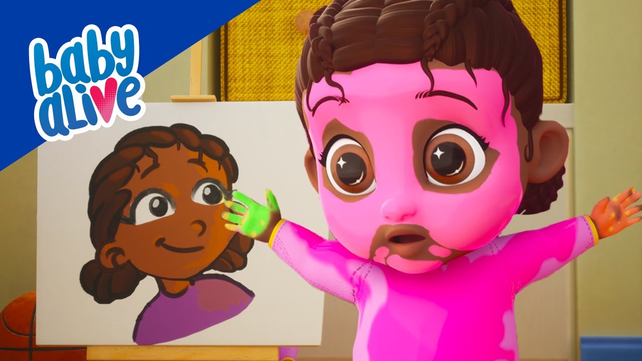 Baby Alive em Português Brasil💦Boneca Boo Boo👶🏽Desenhos Animados  Infantil 💕 