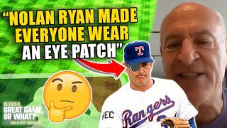 Eric Nadel On Nolan Ryan With An Eye Patch
