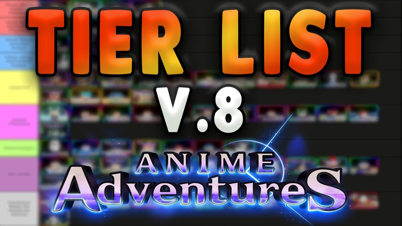 NEW Update 8 Anime Adventures Tier List * Who You Should Summon