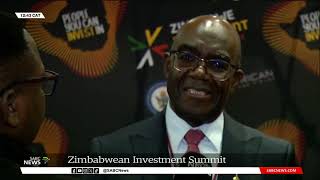 Zimbabwe Investment Summit l Ambassador David Hamadziripi on economic recovery
