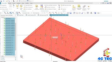 NX CAM Hole Making 17 : Bài tâp nhận diện và tạo chương trình tự động