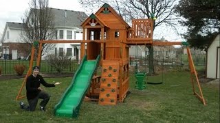 Skyfort II Play Set Birthday Present: Construction Time Lapse and Introduction
