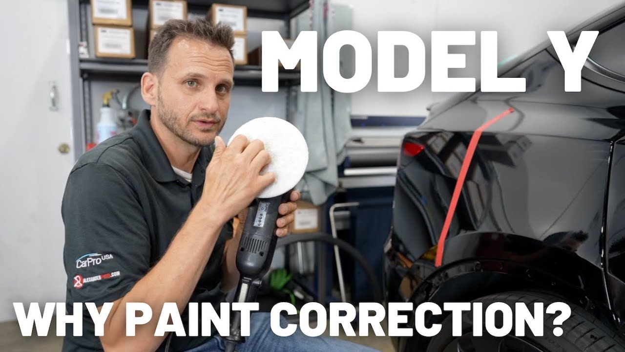 Why Paint Correction? Before and After Tesla Model Y YouTube