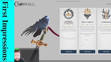 First Impressions | Crowfall [Beta - New Player Experience]