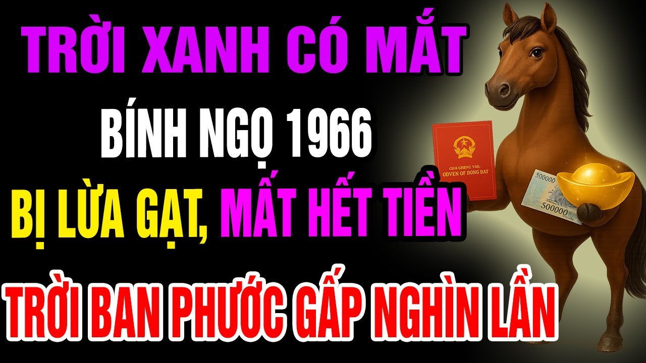 Trời Xanh Có Mắt, Bính Ngọ 1966 Bị Lừa Gạt Mất Hết Tiền Bạc, Cuối Đời Trời Ban Phước Gấp Vạn Lần
