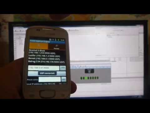 FlowcodeV6 simulation control with Android